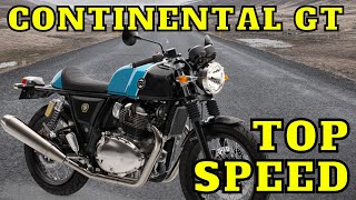 Top Speed Continental GT 650 da Royal Enfield