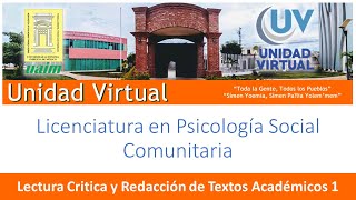 Sesión 2.- Lectura Critica y Redacción de Textos Académicos 1