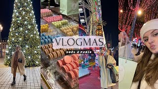 VLOGMAS✨🎄Une journée avec moi Noël à Paris | Marché de noël jardin des tuileries, Ladurée,shopping