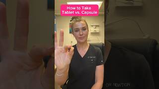 Doctor shows you EASY way to take a tablet and a capsule. #healthhack #lifehacks