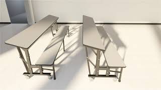 3D Bench | 3D Furniture Animation