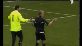 Football - International friendlies - 2010 - Slovenia-Georgia - Milivoje Novakovič's penalty kick