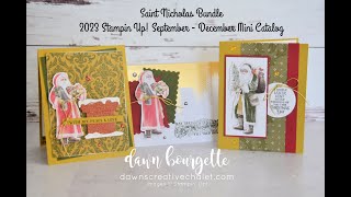 REPLAY FB Live #110 - Saint Nicholas Bundle - 3 EASY Christmas Cards #stampinup #holidays