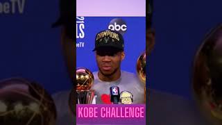 Giannis Antetokounmpo completed Kobe Bryant Challenge “he believed in me” #shorts #nbachampion #Kobe