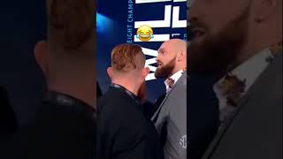 Fury teases Wilder 🤣🤣 #fury #wilder #fight #tyson #boxing