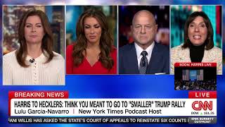 NYT panelist tells CNN Harris punched Trump where it hurts the most