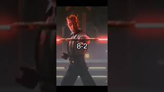 Maul vs Savage and Obi Wan vs Qui Gon | Collab with @TimelessRockArt #starwars#shorts#fyp