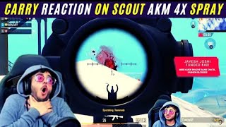 #CarryMinati #Scout #carryReaction

Carry Minati Shocking Reaction on Scout Akm 4x Spray | Carry Sco