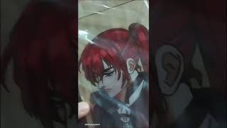 unboxing merchandise notebook i make it by myself Diluc Kaeya Genshin Impact #genshinimpact #fanart