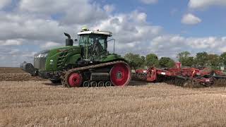 Fendt 1165MT Crawler Cultivating with Gregoire Besson Discordon