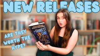 Reading New releases to see if they live up to the hype spoiler free reading vlog