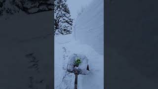 EGO Snow Shovel battles 1 foot of wet snow