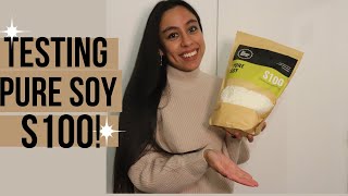 TESTING A BRAND NEW WAX SOY WAX S100!!