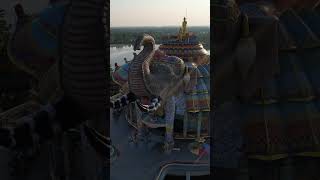 Wat Ban Rai from above #elephant #temple #nakhonratchasima #thailand