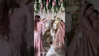 ekra ali and ali arif nikkah emotional scene #weddingdress #shortfeed #aliarif