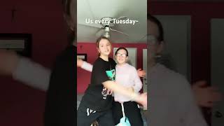 Because we can only hang out on Tuesday ￼ #tiktok #emomemes #dance