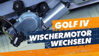 Wischermotor hinten wechseln | VW Golf IV | Tutorial