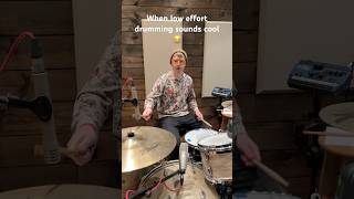 When low effort drumming sounds cool 😂