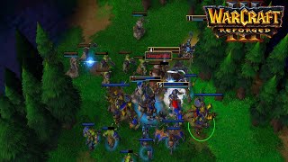 Warcraft III Reforged Beta Gameplay, Orc vs Orc, 1080p Medium Setting