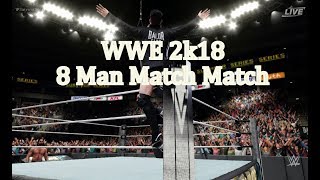 WWE 2k18 8 Man Mini Royal Rumble !! Massive improvement !