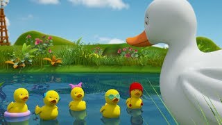 Five Little Ducks Frogs Nursery Rhymes Songs For Kids Videos For Children And Babies