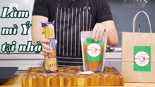 LÀM MÌ Ý TẠI NHÀ VỚI COMBO MÌ Ý CHEF BINH