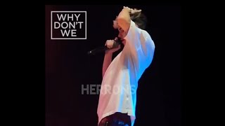 Why Don't We - Corbyn Beeson on stage (Minnesota show)