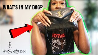 WHAT'S IN MY BAG 2021? *ESSENTIALS* SAINT LAURENT LOU LOU TOY