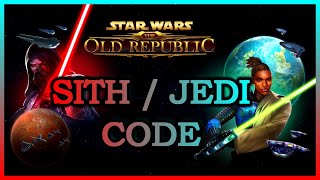 SWTOR: Reciting of the Sith Code & The Jedi Code