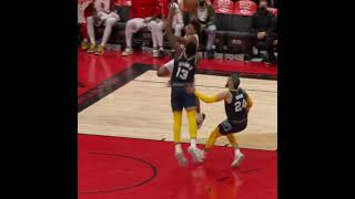 JAREN JACKSON JR SWATS SCOTTIE BARNES AT THE RIM 💥 #shorts #nba #nbaseason #nbahighlights #trending