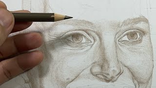 Colored Pencil SHADING Live! How to Start a Realistic Portrait?