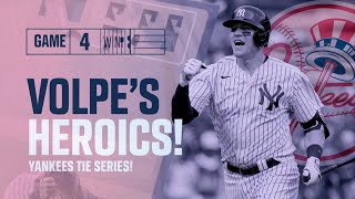 Volpe’s Heroics Push Yankees to Game 4 Win in World Series😱😱