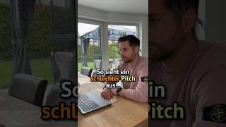 Das ist ein schlechter #Pitch vor #Investoren #Investor #Startup