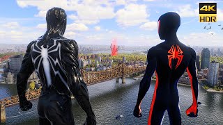 Spider-Man 2 - Max Level Power FreeRoam (Miles & Peter) Gameplay | HDR