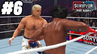 TEAM BRONCO VS TEAM CODY AT WAR GAMES! 😈 | WWE 2k24 MyRise Ep.6