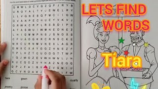 Princes Word Search||Kids Activity||#Uppena Telugu song BG music