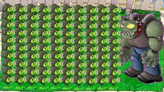 99 Gatling Pea vs Dr.zomboss  || plants vs zombies #gaming #plantsvszombies #plantsvszombieshack