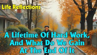 A Lifetime Of Hard Work, And What Do We Gain At The End Of It | Life Reflections