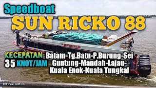 Speedboat SUN RICKO 88  200PK X 5 unit. #kualatungkal #kualaenok #indragirihilir #batam