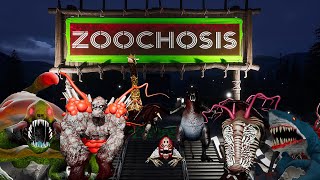 Zoochosis ALL JUMPSCARES vs MINECRAFT vs ROBLOX vs GARRY'S MOD and ALL ZOONOMALY 2 MONSTERS #36