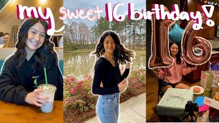 my sweet 16th birthday vlog!! | Mia Rits