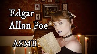 Reading from A Victorian Volume of Edgar Allan Poe | ASMR | Soft-Spoken