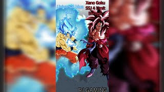 WHO IS STRONGEST?💪GOKU VS XENO GOKU 🔥||COMPARISON 💯||#edit #shorts_#ytshorts