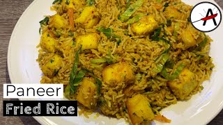 Spicy Paneer Fried Rice with Vegetables | Quick & Simple Indo Chinese Fried Rice Recipe | Veg Rice