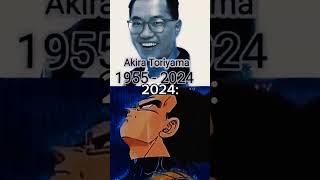 Rip Akira Toriyama 🕊 #anime #saddestmoment #animeshorts #dragonball #ripakiratoriyama  #animegif