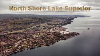 North Shore Lake Superior Spring Drone Footage