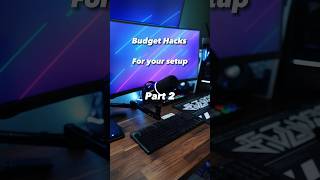 Budget gaming setup hacks, part 2! #gaming #gamingpc #pc #pcgaming #console #consolegaming #shorts