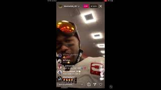 The Tampa bay buccaneers celebrate there super bowl win on IG live