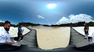 New Zealand - Wai O Tapu - Thermal Geothermal Pool - 2020 - Video - yi 360 VR 4k 3/x