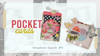 Cute Pocket cards Part 2 - Valentines - CREATIVE SPARK # 11 -  #susannahwazlawik #pocketcards